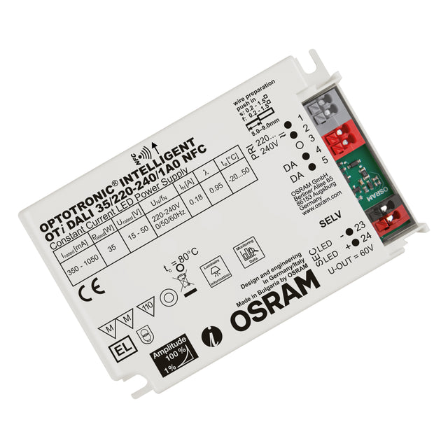 LEDVANCE LED-Trafo 35W 1050mA 50V DALI Optotronic OTI DALI 35/220-240/1A0 NFC V