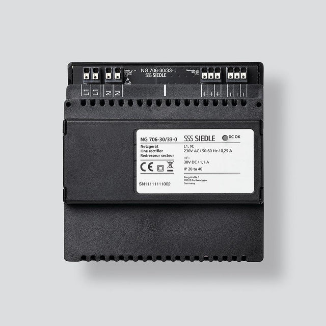 Lade-Netzteil Video 30V                           DC syst.unabh REG IP20