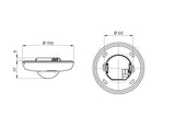 Präsenzmelder-Bus KNX                             UP rws 360° v360° 1,1m