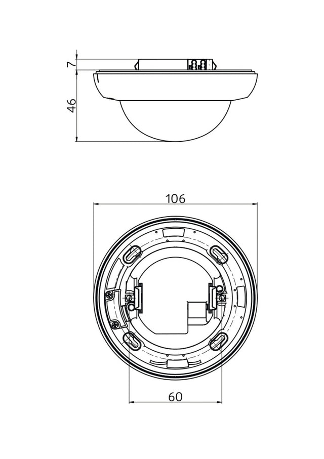 Präsenzmelder-Bus KNX                             UP rws 360° v360° 1,1m