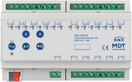 MDT Universalaktor 16-fach 8TE,REG,230VAC,16A AKU-1616.03