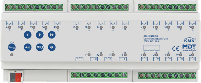 MDT Universalaktor 24-fach 12TE,REG,230VAC,16A AKU-2416.03
