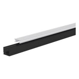 EVN Aufbauprofil sw sym direkt Alu APFLAT7AM200B 2000x13,4x11,5mm