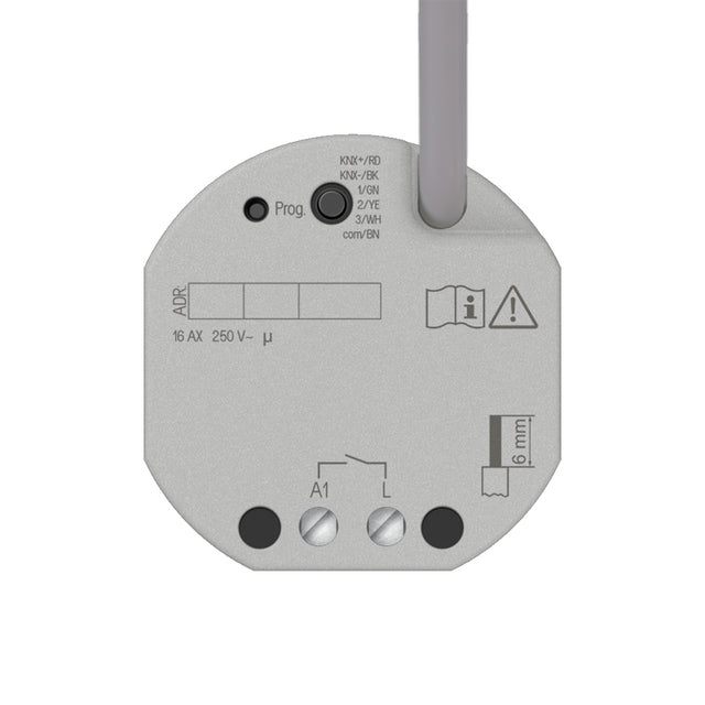 JUNG Schaltaktor KNX C-Last UP TE 1f 16A 23001 1S U 3000W 21-32V