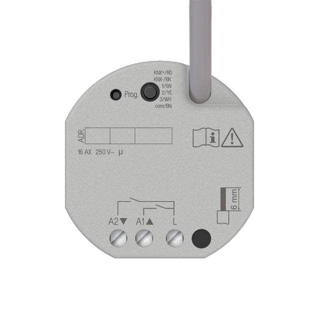 JUNG Schaltaktor KNX C-Last UP TE 2f 16A 23002 1S U 3000W 21-32V