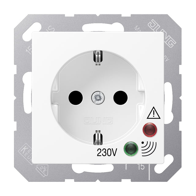 JUNG Steckdose 1f aws glz UP IP20 ÜSS AS/A A 521 UF WW vert