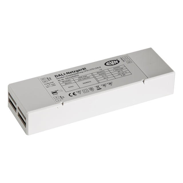 EVN LED-Trafo 0,1-30W 1250mA 24V DALI DALD24030VS IP20 Kstgeh dyn 168x54x29mm