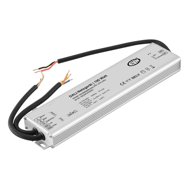 EVN LED-Trafo 0,1-100W 4170mA 24V DALI DALD6724100VS IP67 Metallgeh dyn