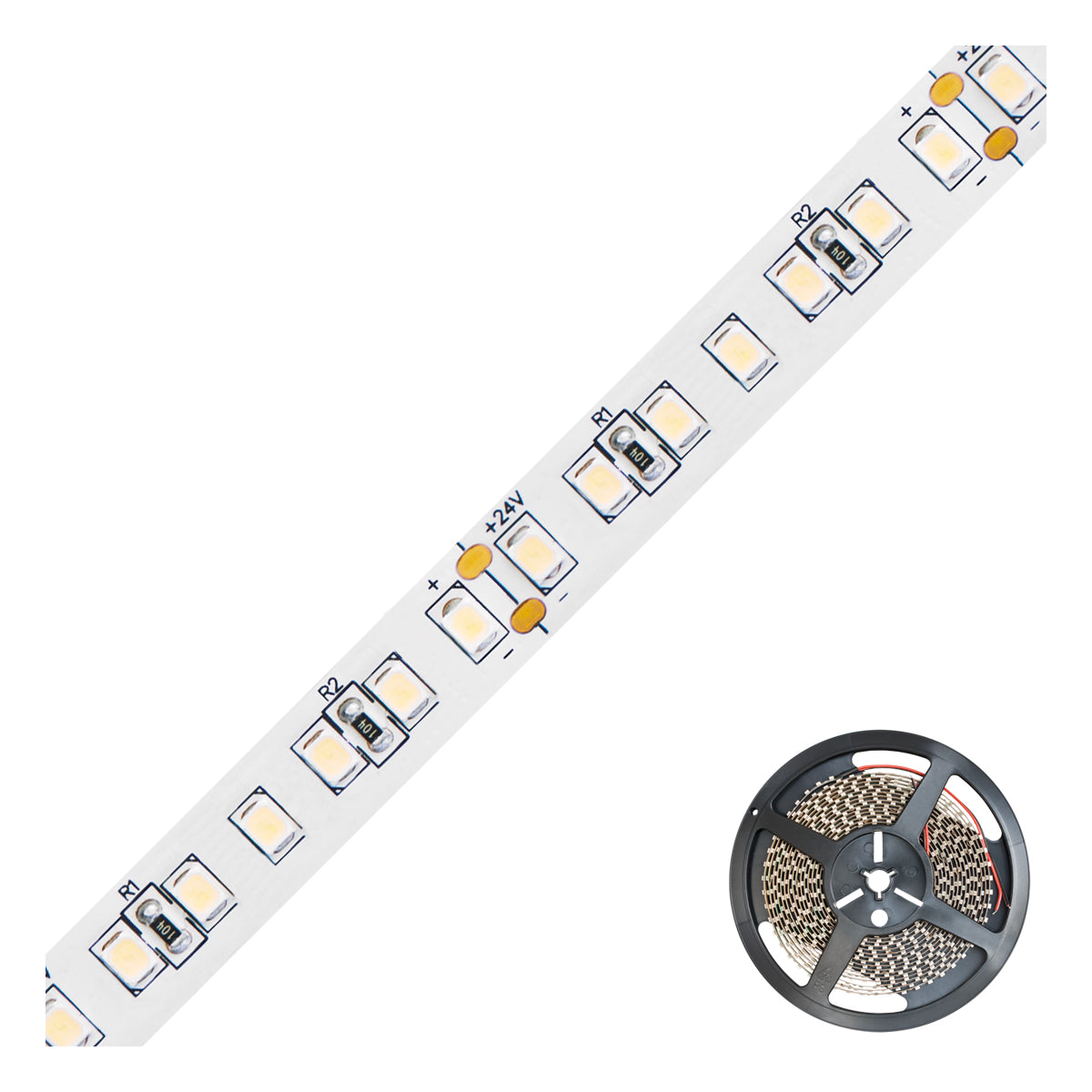 EVN LED-Lichtband 9,6W/m ws 3000K IP20 IC20481302802 130Stk/m DC 48V