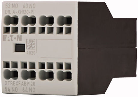 Hilfsschalterblock 2S 2Ö                          Frontbef 4A/AC Federzug