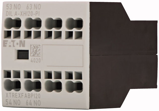 Hilfsschalterblock 2S 2Ö                          Frontbef 4A/AC Federzug
