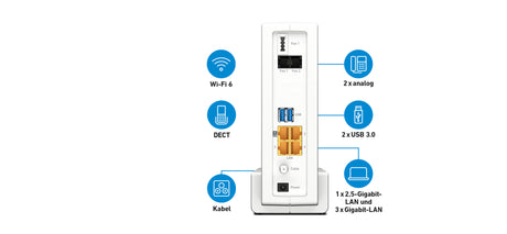 Router Tischgerät                                 4x10/100/1000 USB 1xWAN