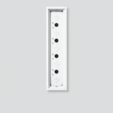 SIEDLE Gehäuse 5f AP gr Alu GA 612-5/1-0 DG 132x532x36,5mm