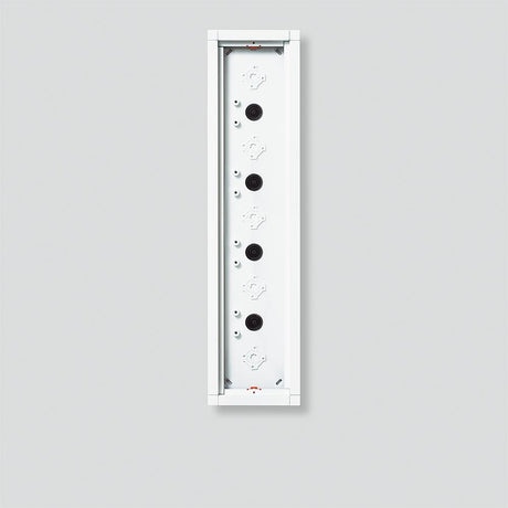 SIEDLE Gehäuse 5f AP gr Alu GA 612-5/1-0 DG 132x532x36,5mm