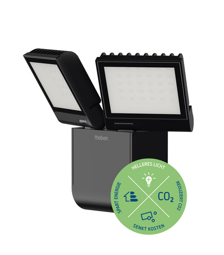 LED-Anbaustrahler 17W                             theLeda 4000K 1800lm sw
