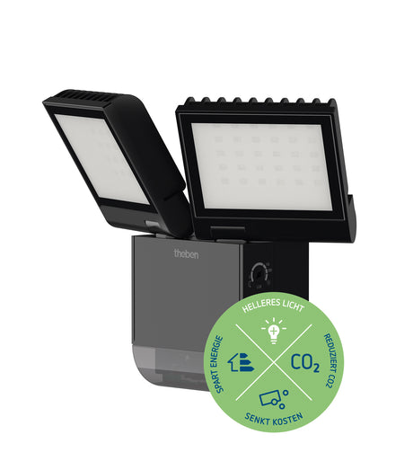 LED-Anbaustrahler 17W                             theLeda 4000K 1800lm sw