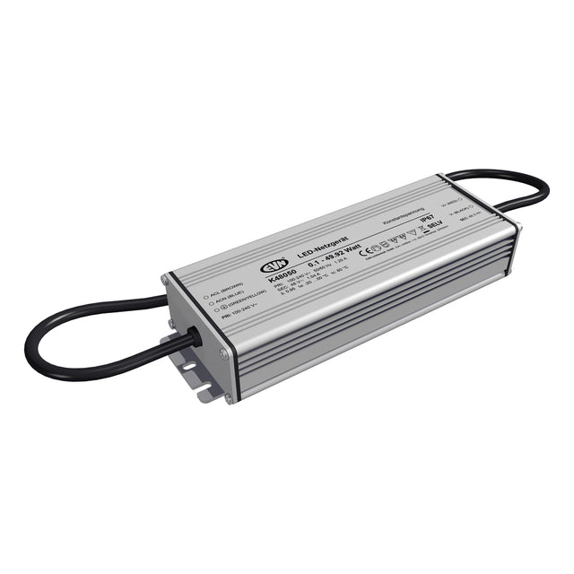 EVN LED-Trafo 0,1-49,92W 48V IP67 stat K48050 Metallgeh 186x64x40mm