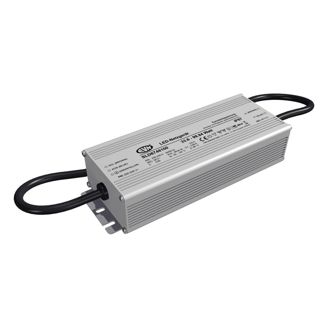 EVN LED-Trafo 33,6-99,84W 48V IP67 stat SLD6748100 Metallgeh 192x70x40mm