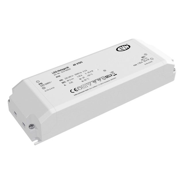 EVN LED-Trafo 0,1-50,4W 48V IP20 Kstgeh SLK48050 stat 184x61x32mm