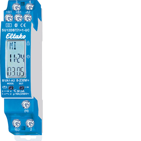 Schaltuhr digi 12-250VUC                          2kan 168h 1TE BT REG 24h