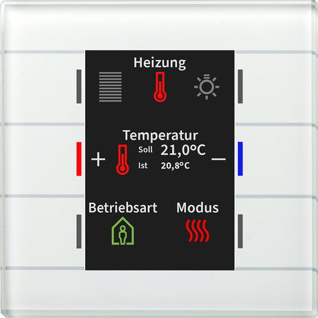 MDT Tastsensor KNX ws inkl.Ankoppl BE-GT2TW.02