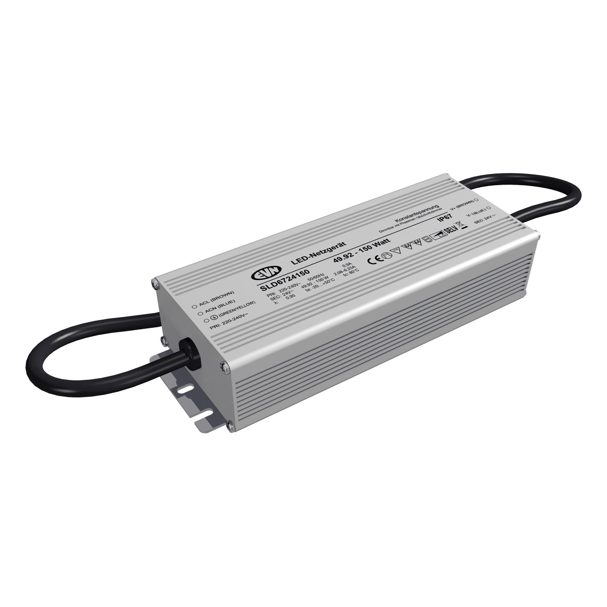 EVN LED-Steuerung 49,92-150W 24V dim dim SLD6724150 IP67 Metallgeh dyn
