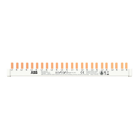 Phasenschiene 3+N                                 218mm 10qmm 63A Stift