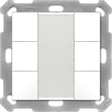 MDT Taster 6-fach 55mm,UP,reinweiss glz. BE-TA5506.G2
