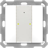 MDT Tastsensor KNX UP rws glz 2f 2pkt BE-TA55P2.G2
