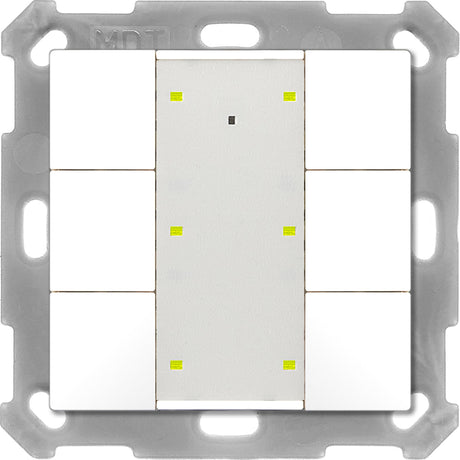MDT Tastsensor KNX UP rws glz 6f BE-TA55P6.G2