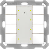 MDT Tastsensor KNX UP rws glz 8f 8pkt BE-TA55P8.G2