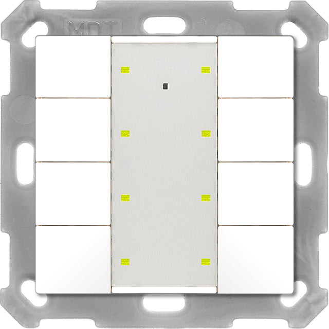 MDT Tastsensor KNX UP rws glz 8f 8pkt BE-TA55P8.G2