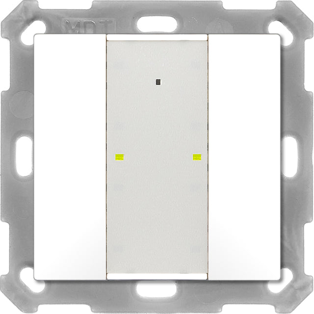MDT KNX Taster 2-fach Plus TS 55 rws gl BE-TA55T2.G2
