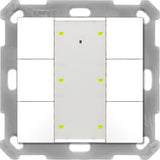 MDT KNX Taster 6-fach Plus TS 55 rws gl BE-TA55T6.G2