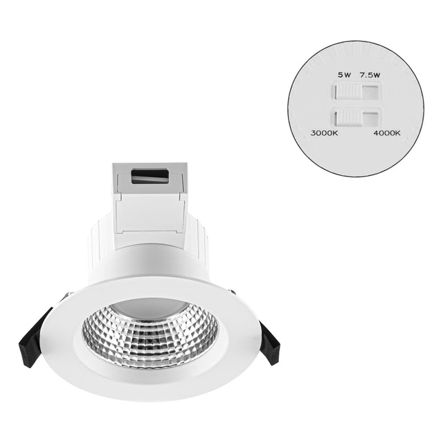 EVN LED-Downlight 7,5W 3000-4000K 917lm DSR54070125 ws Konv