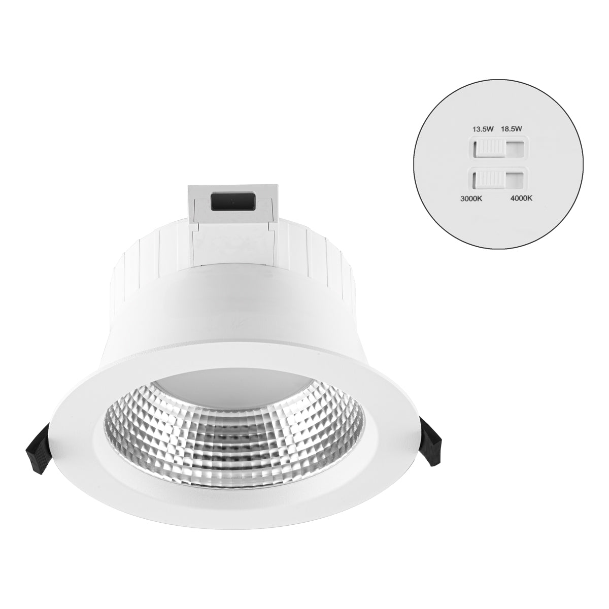 EVN LED-Downlight 18,5W 3000-4000K ws DSR54180125 2403lm Konv
