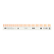 Phasenschiene 3+N 17,6mm                          23mm 10qmm 63A Stift