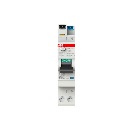 FI/LS-Schutzschalter C16                          DSX301C 1p+N 0,03A A 6kA