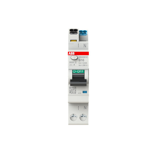 FI/LS-Schutzschalter B16                          DSX301C 1p+N 0,03A A 6kA