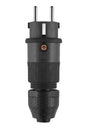 Schutzkontaktstecker 16A                          250V Kst IP54 ger sw