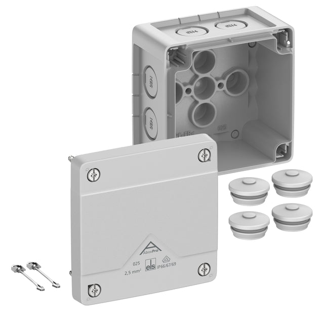 Abzweigkasten 92x92mm                             Kst gr IP66/IP67/IP69
