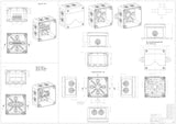 Abzweigkasten 102x102mm                           Kst gr IP66/IP67/IP69