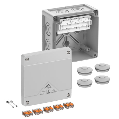 Abzweigkasten 127x127mm                           Kst gr IP66/IP67/IP69
