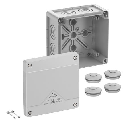 Abzweigkasten 127x127mm                           Kst gr IP66/IP67/IP69