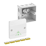 Abzweigkasten 87x87mm                             Kst ws IP66 IK07 hfr