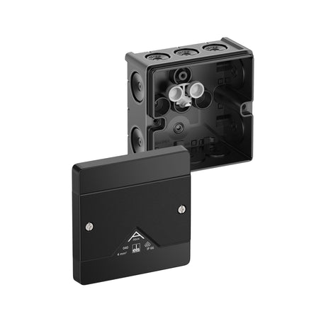 Abzweigkasten 102x102mm                           Kst sw IP66 IK07 hfr