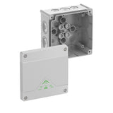 Abzweigkasten 127x127mm                           Kst gr IP66 IK07 hfr