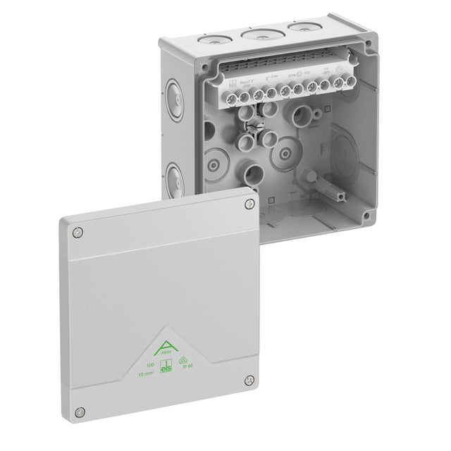 Abzweigkasten 152x152mm                           Kst gr IP66 IK07 hfr
