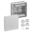 Abzweigkasten 182x182mm                           Kst gr IP55 IK07 hfr