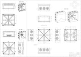 Abzweigkasten 252x252mm                           Kst gr IP55 IK07 hfr